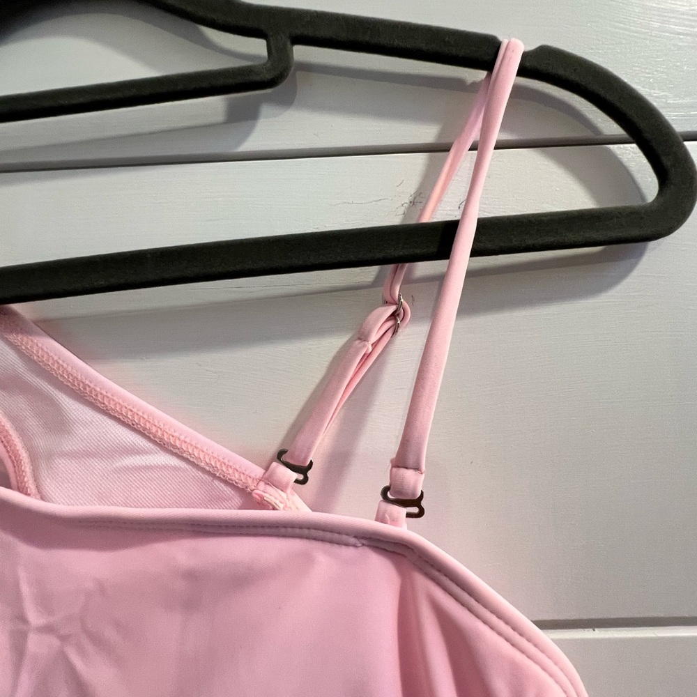 Pink Color Block One-Piece Swimsuit - Picture 4 of 6